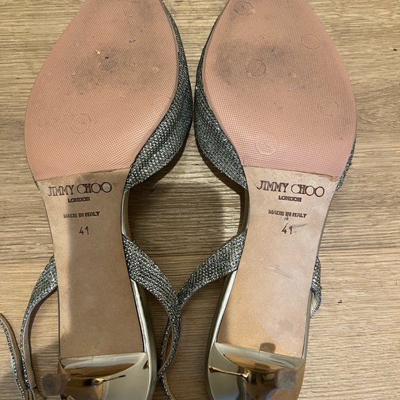 JIMMY CHOO shimmering kitten heels - Picture 8 of 9